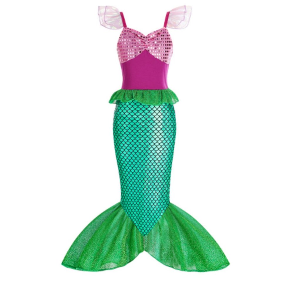 Ariel Princess Halloween| Little Mermaid Outfit for Girls Last 2 Avaliable